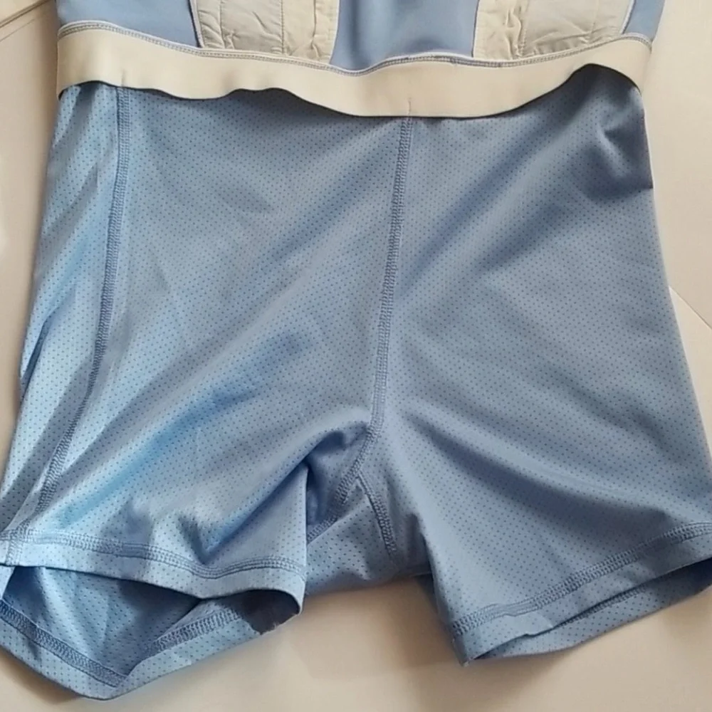 Tory Burch Tennis Skirt Skort Golf Baby Blue Large Preppy Tennis Prep Spring